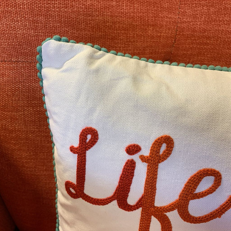 Jules Life Too Short Rectangle Pillow