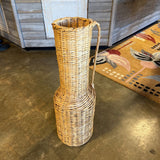 BoHo Wicker Vase 36"H