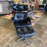 MCM Style Chair and Ottoman